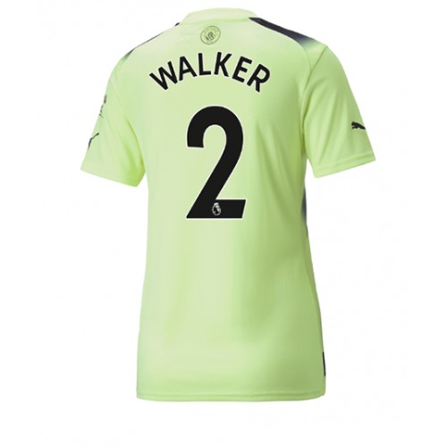 Fotbalové Dres Manchester City Kyle Walker #2 Dámské Alternativní 2022-23 Krátký Rukáv